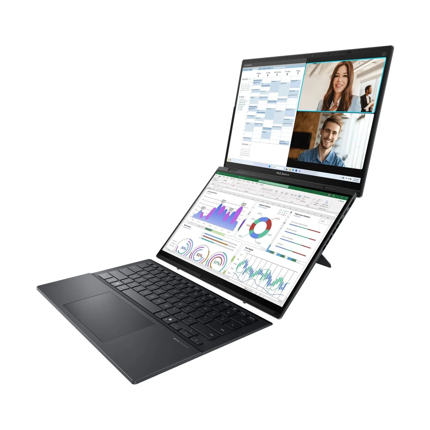 Asus Notebook|ASUS|ZenBook Series|DUO|UX8406CA-PZ009W|CPU  Core Ultra|U9-285H|2900 MHz|14"|Touchscreen|2880x1800|RAM 32GB|LPDDR5