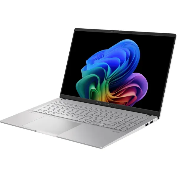 Asus Vivobook S S5507QA-MA112W | Cool Silver | 15.6 " | OLED | 3K | 120 Hz | 2880 x 1620 pixels | Glossy | Snapdragon X Elite | 