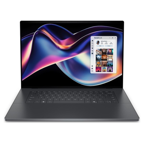 Dell XPS 16 DA16260 | Graphite | 16 " | OLED | Touchscreen | 3.2K | Intel Core Ultra X7 | 358H | 64 GB | LPDDR5x | Solid-state d