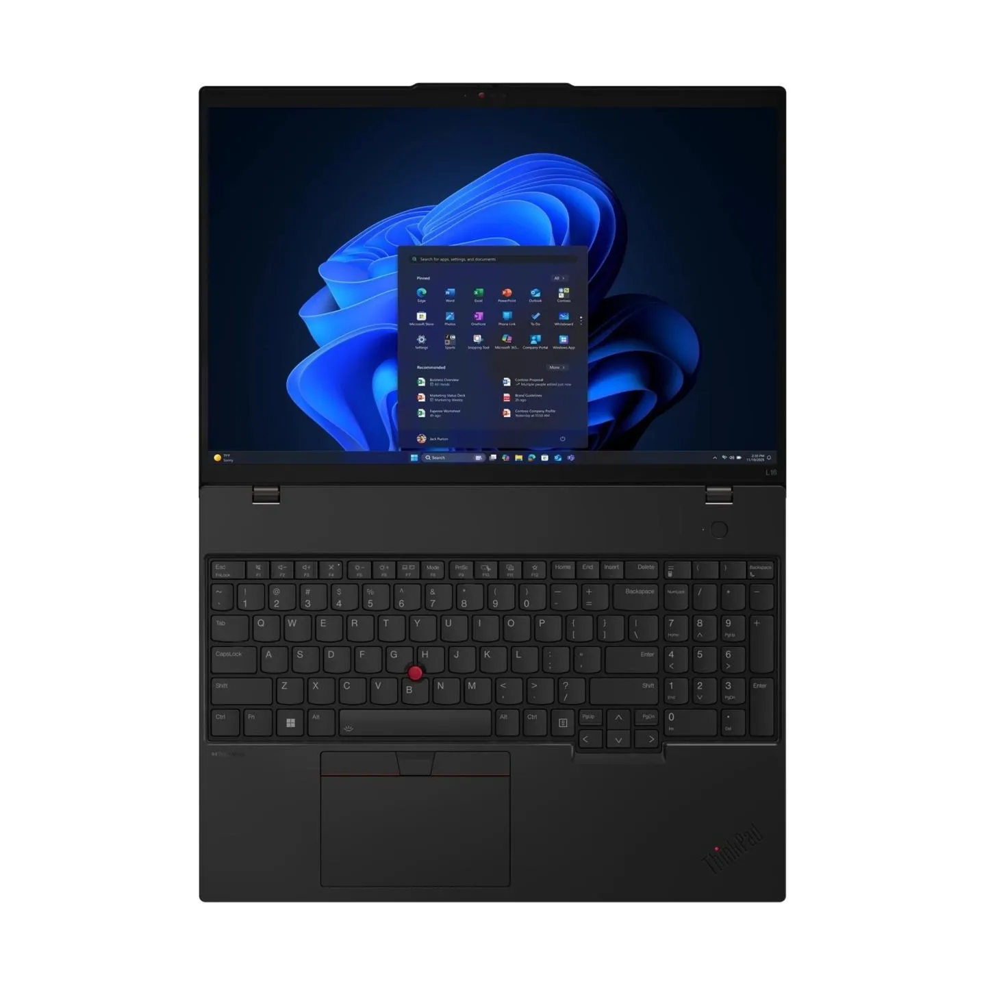 Lenovo ThinkPad L16 G2 Intel | Black | 16 " | IPS | WUXGA | 1920 x 1200 pixels | Anti-glare | Intel Core Ultra 5 | 225U | 16 GB 