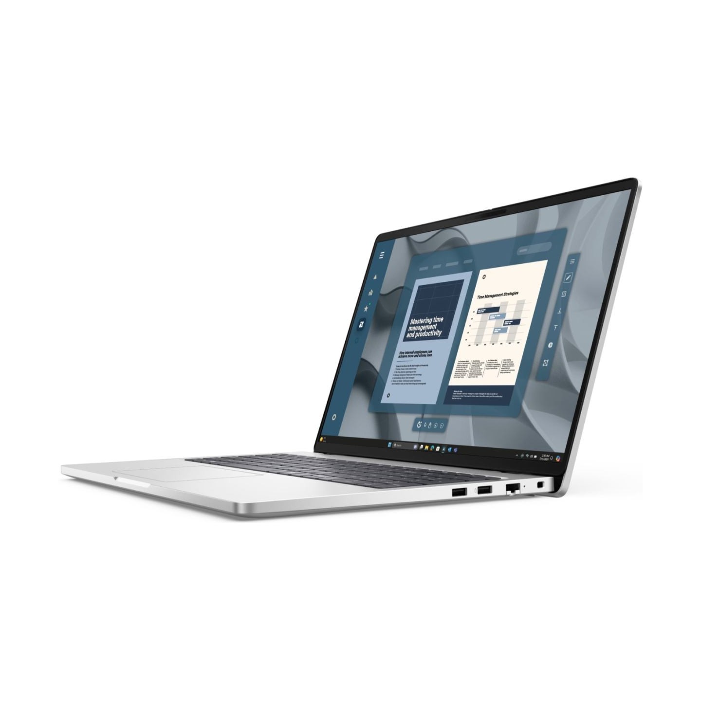 Dell Pro 16 PC16255 | Platinum Silver | 16 " | IPS | FHD+ | 1920 x 1200 pixels | Anti-glare | AMD Ryzen AI 7 | 350 | 16 GB | DDR