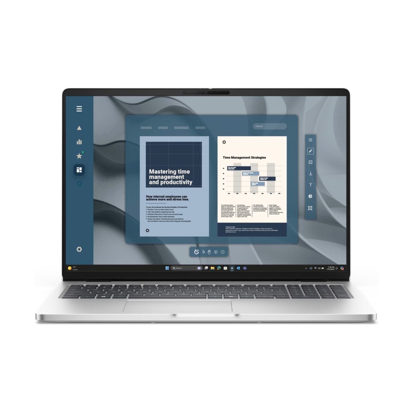 Dell Pro 16 PC16255 | Platinum Silver | 16 " | IPS | Touchscreen | FHD+ | 1920 x 1200 pixels | Anti-glare | AMD Ryzen AI 7 PRO |