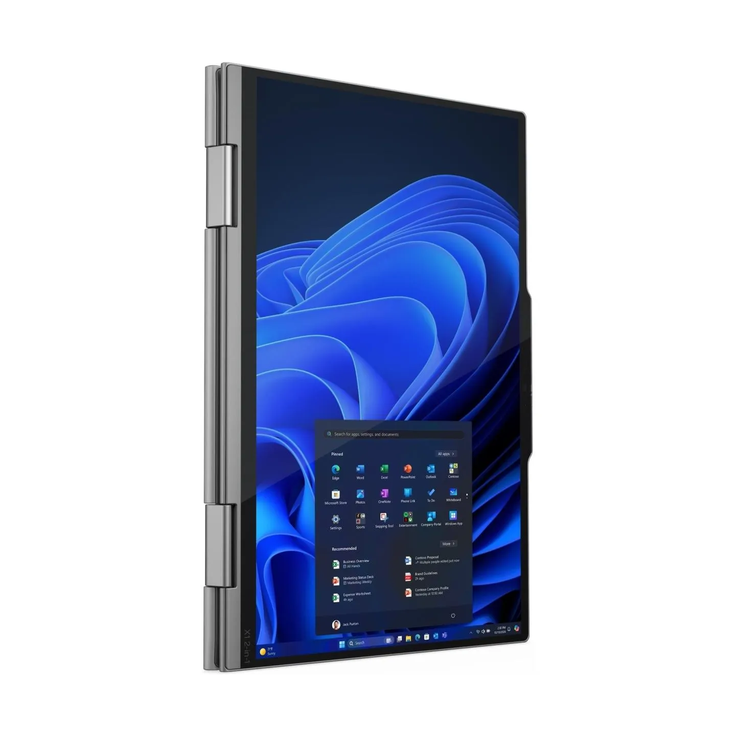 Lenovo ThinkPad X1 2-in-1 G10 Intel | Grey | 14 " | IPS | Touchscreen | WUXGA | 1920 x 1200 pixels | Anti-glare | Intel Core Ult