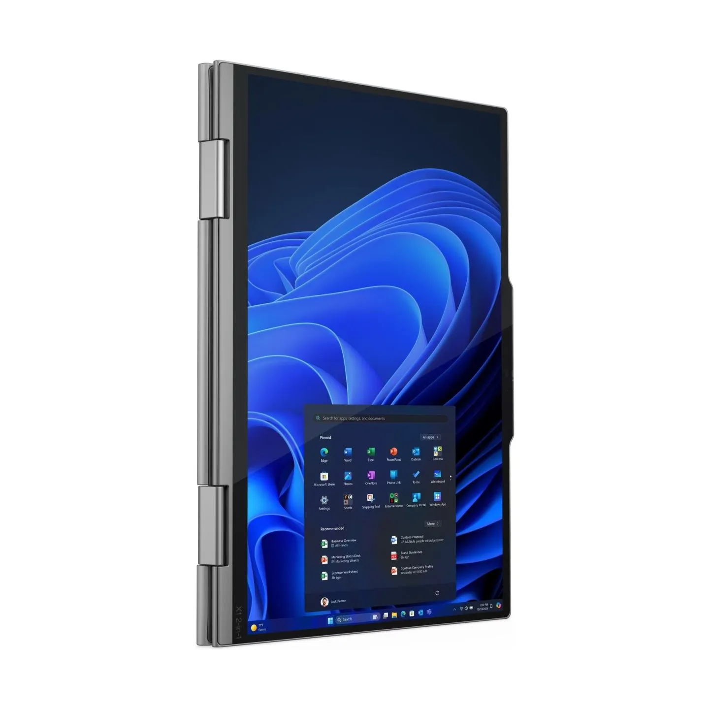 Lenovo | ThinkPad X1 2-in-1 G10 Intel | Grey | 14 " | IPS | Touchscreen | WUXGA | 1920 x 1200 pixels | Anti-glare | Intel Core U