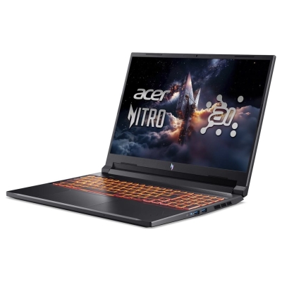 Acer | Nitro V 16 AI ANV16-42-R1HB | Shale Black | 16 " | IPS | WQXGA | 2560 x 1600 pixels | AMD Ryzen 7 | 260 | 16 GB | DDR5 | 