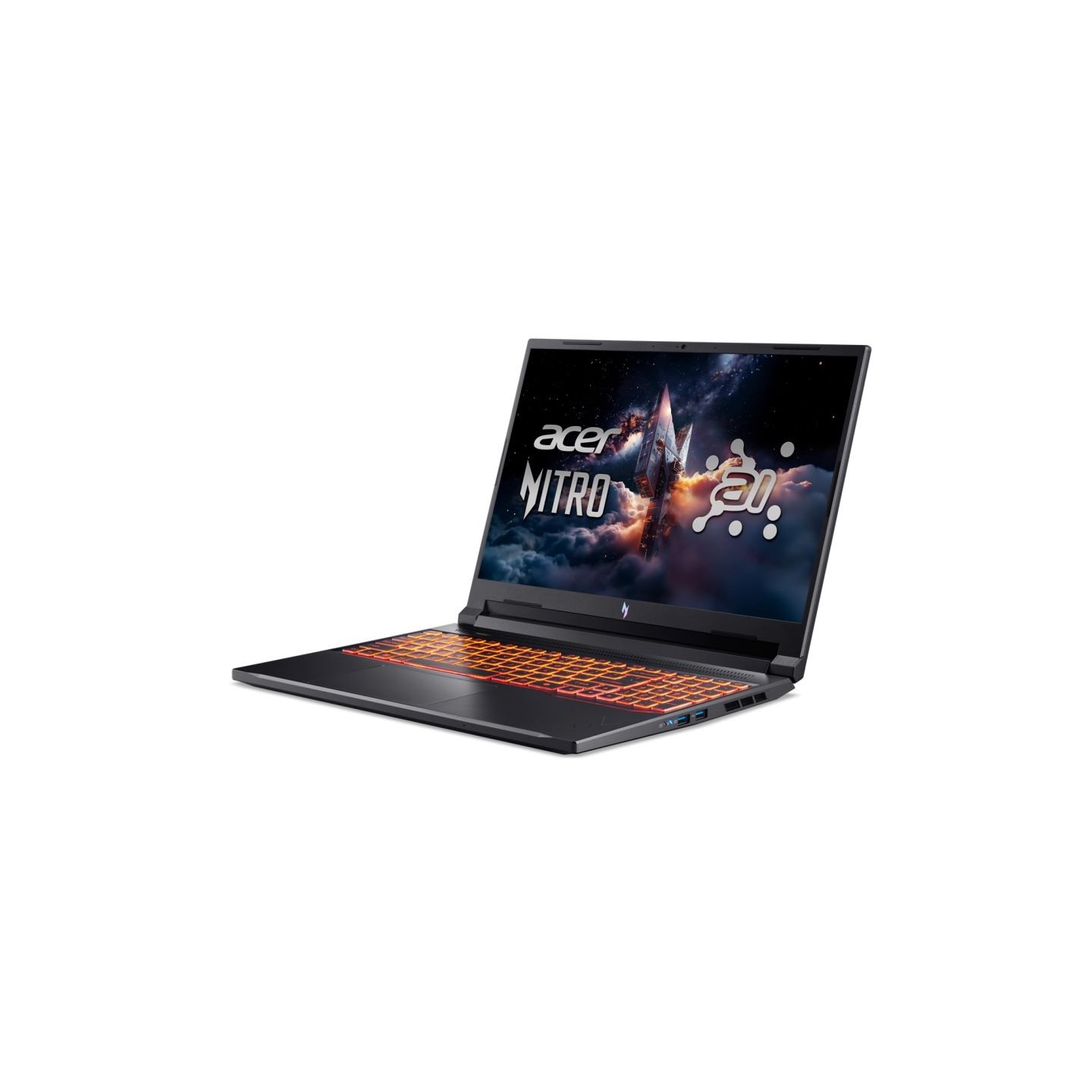 Acer | Nitro V 16 AI ANV16-42-R0W6 | Shale Black | 16 " | IPS | WUXGA | 1920 x 1200 pixels | AMD Ryzen 7 | 260 | 32 GB | DDR5 | 