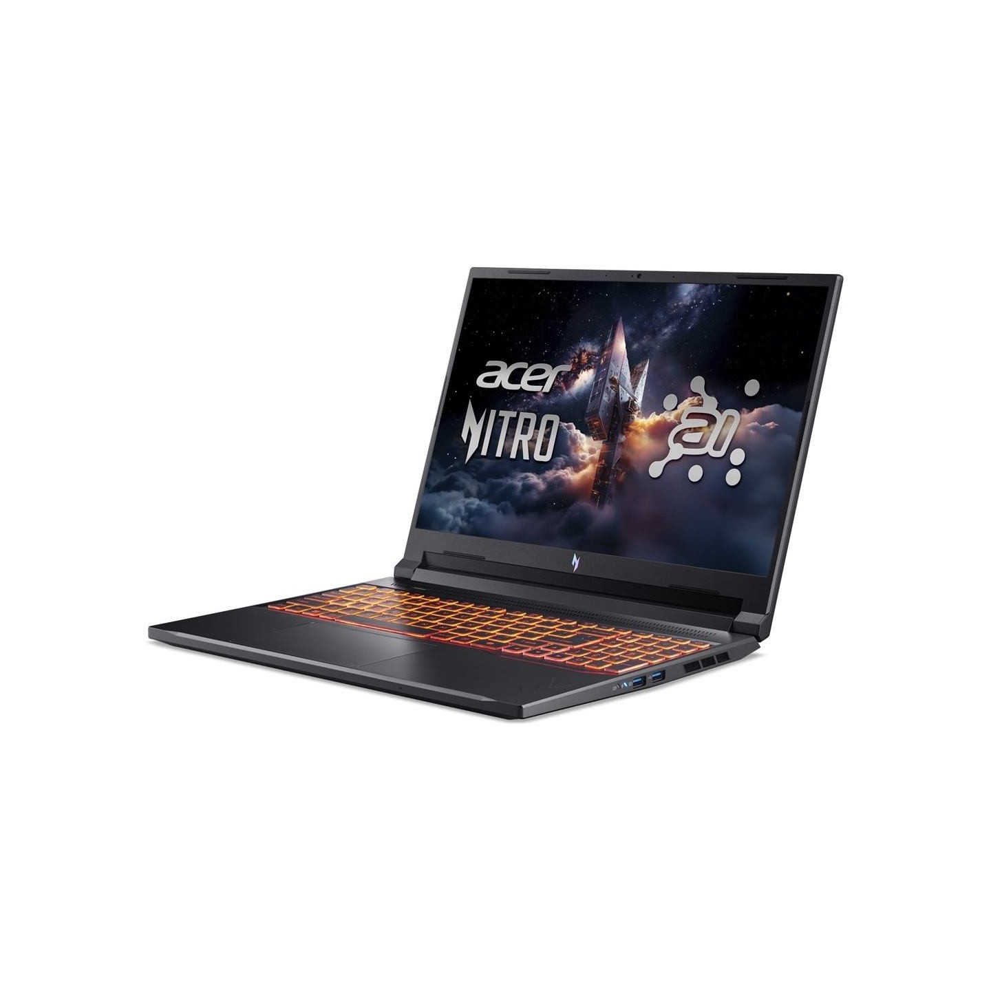 Acer | Nitro V 16 AI ANV16-42-R0W6 | Shale Black | 16 " | IPS | WUXGA | 1920 x 1200 pixels | AMD Ryzen 7 | 260 | 32 GB | DDR5 | 