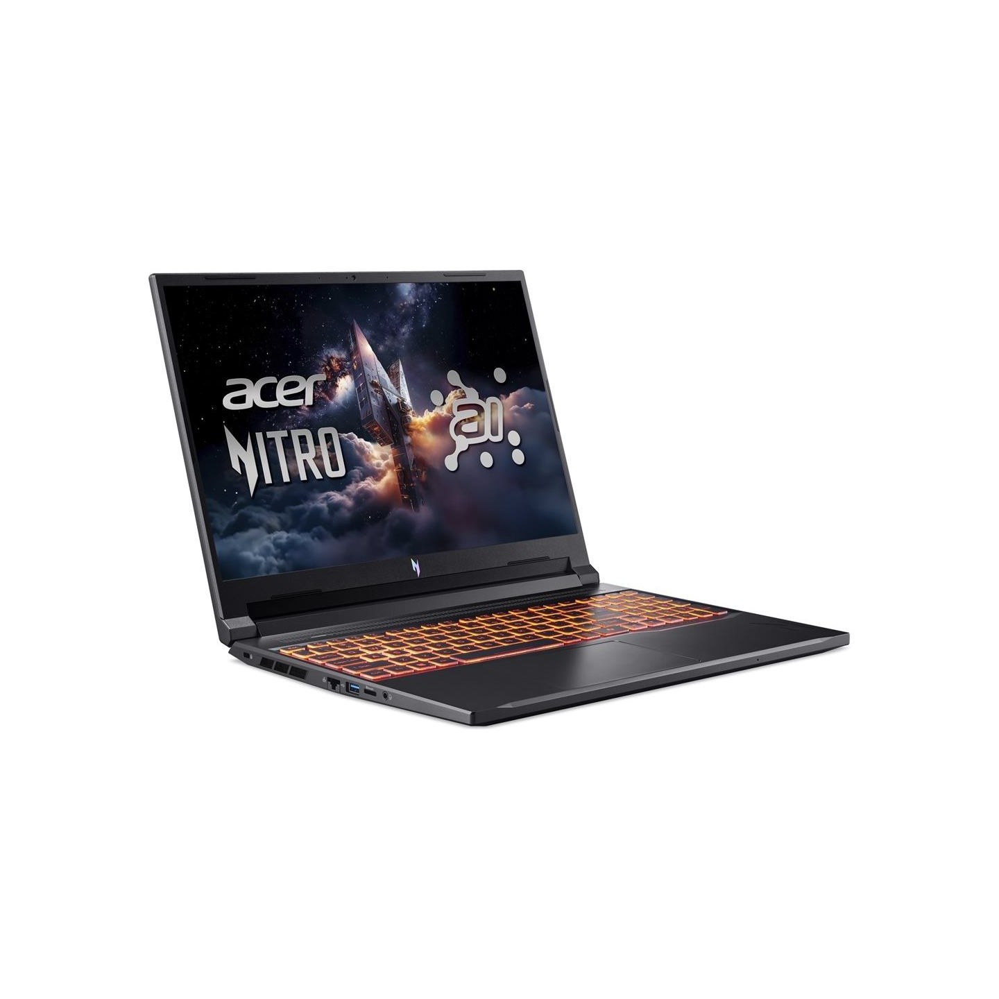 Acer | Nitro V 16 AI ANV16-42-R0W6 | Shale Black | 16 " | IPS | WUXGA | 1920 x 1200 pixels | AMD Ryzen 7 | 260 | 32 GB | DDR5 | 