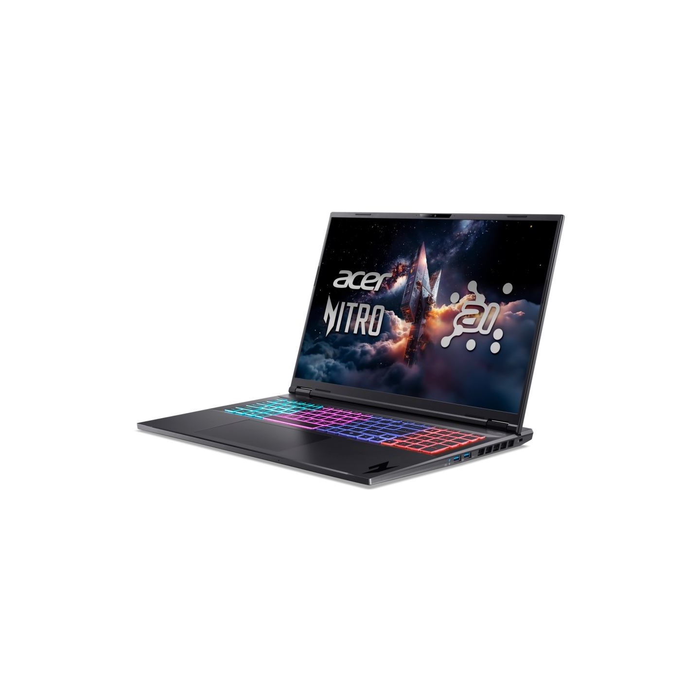Acer | Nitro 18 AI AN18-61-R25V | Obsidian Black | 18 " | IPS | WQXGA | 2560 x 1600 pixels | AMD Ryzen AI 7 | 350 | 16 GB | DDR5