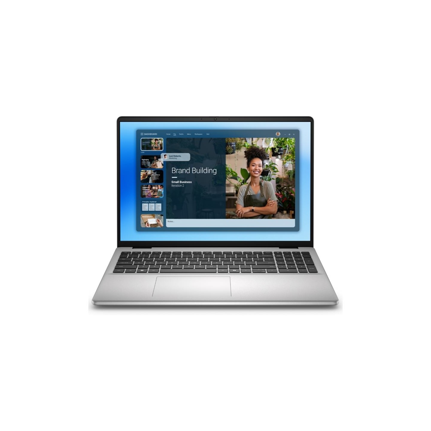 Dell 16 DC16251 | Platinum Silver | 16 " | FHD+ | 1920 x 1200 pixels | Anti-glare | Intel Core 7 | 150U | 16 GB | DDR5 | Solid-s