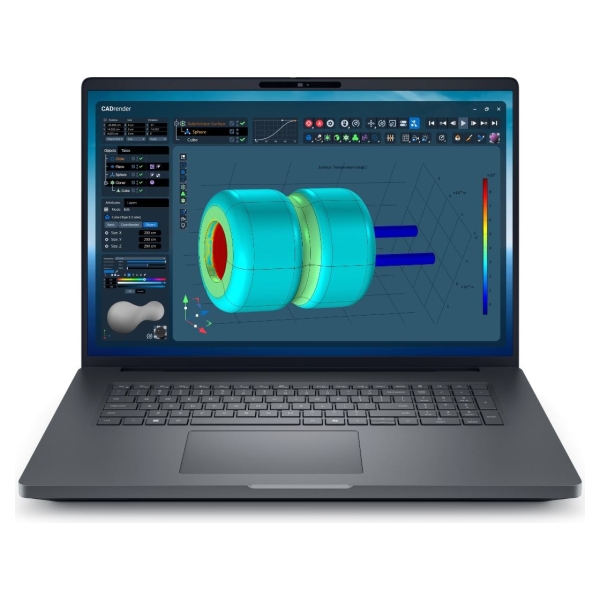 Dell Pro Max 18 Plus MB18250 | 18 " | LCD | QHD+ | 2560 x 1600 pixels | Intel Core Ultra 7 | 265HX | 32 GB | DDR5 | Solid-state 