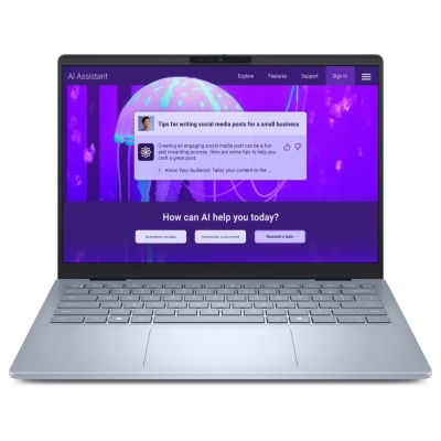 Dell Plus 14 DB14250 | Ice Blue | 14 " | WVA | Touchscreen | 2K | 1920 x 1200 pixels | Intel Core Ultra 7 | 256V | 16 GB | LPDDR