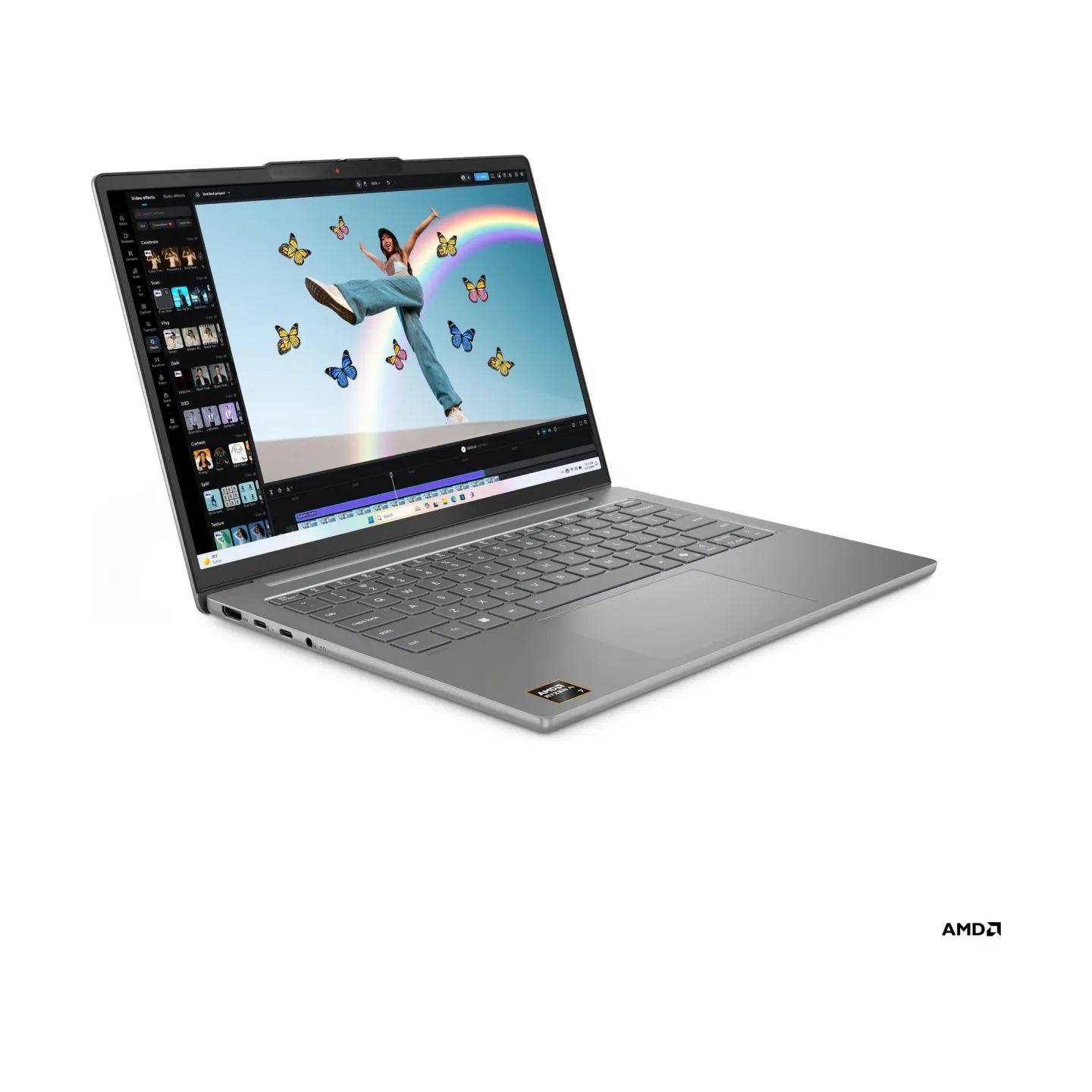 Lenovo IdeaPad Slim 5 14ARP10 | Luna Grey | 14 " | IPS | WUXGA | 1920 x 1200 pixels | Anti-glare | AMD Ryzen 7 | 7735HS | 16 (2x