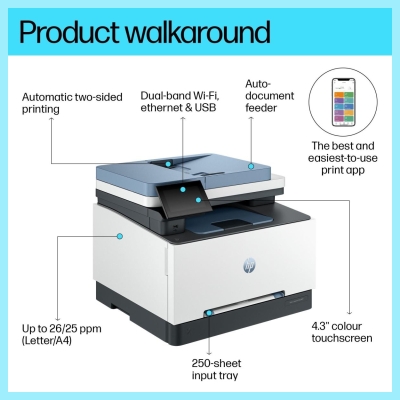 HP Color LJ Pro MFP 3302sdw 25ppm Prntr