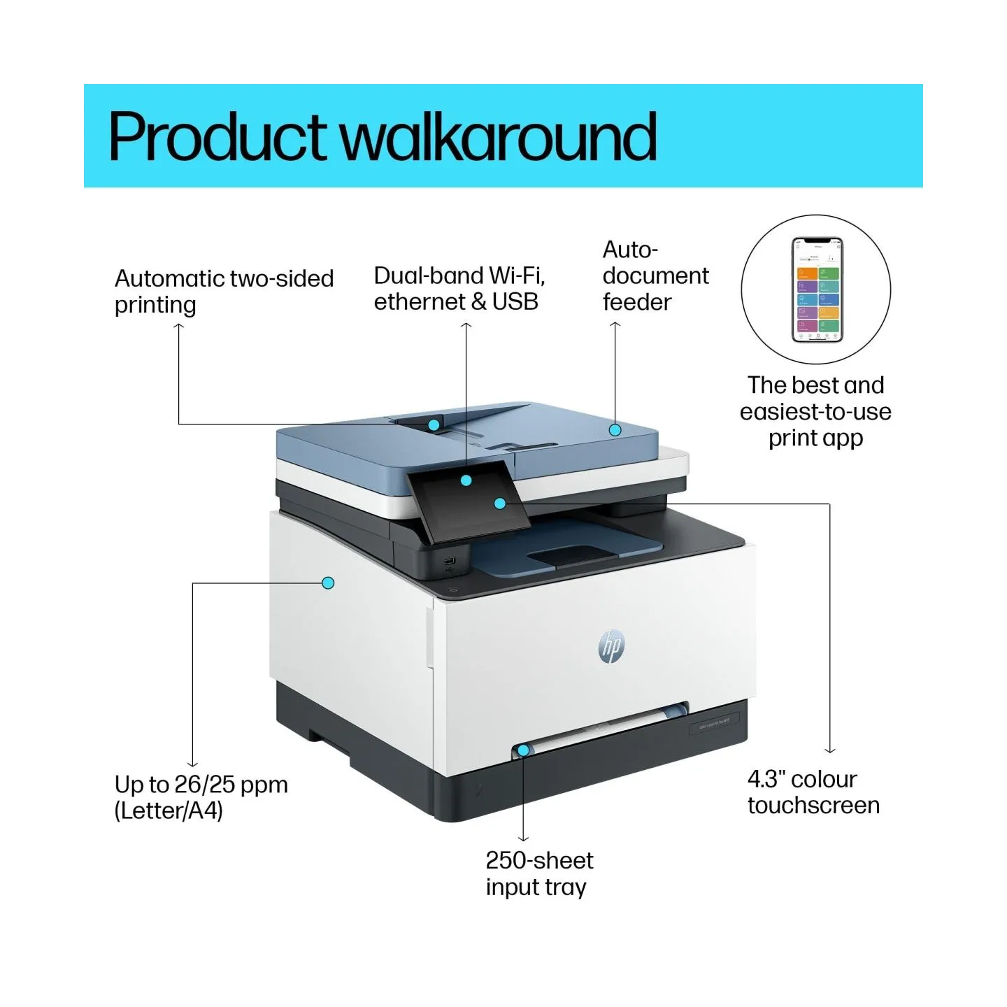 HP Color LJ Pro MFP 3302sdw 25ppm Prntr