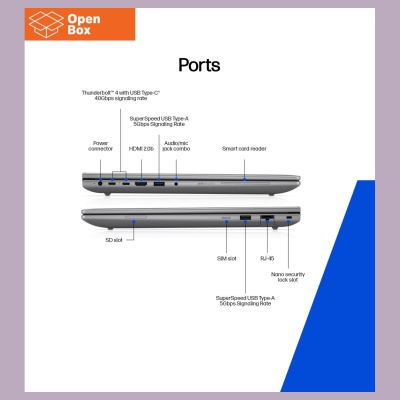 HP ZBook X G1i Mobile Workstation 16 - OPENBOX - Ultra 7-255H, 32GB, 1TB SSD, RTX PRO 2000 Blackwell 8GB, 16 WUXGA 400-nit AG, 5