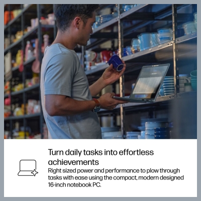 HP ProBook 4 G1iR 16 - BOX DAMAGE - Core 5-120U, 16GB, 512GB SSD, 16 WUXGA 300-nit AG, 1080p non-IR cam, FPR, US backlit keyboar