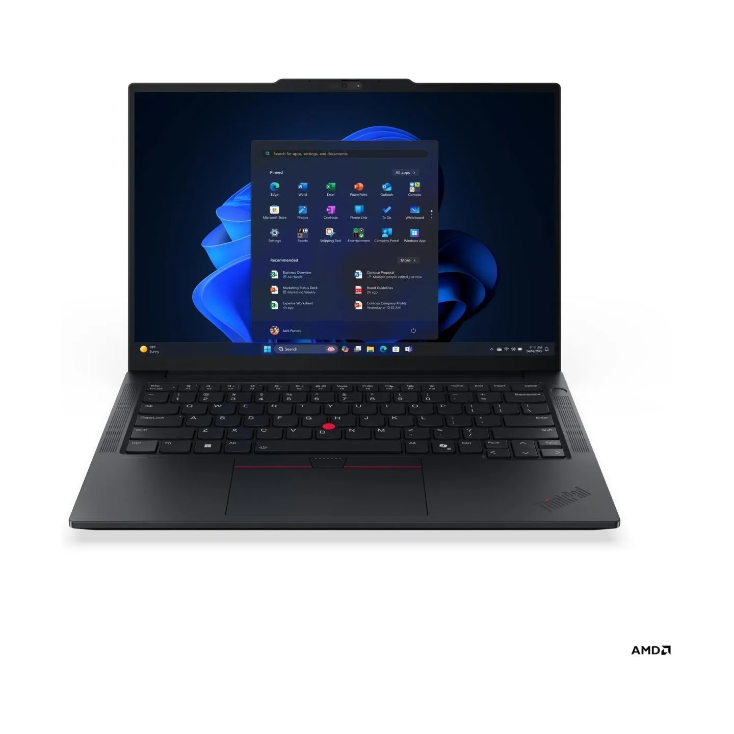 Lenovo ThinkPad E14 G7 AMD | Black | 14 " | IPS | WUXGA | 1920 x 1200 pixels | Anti-glare | AMD Ryzen 7 | 250 | 16 GB | SODIMM D