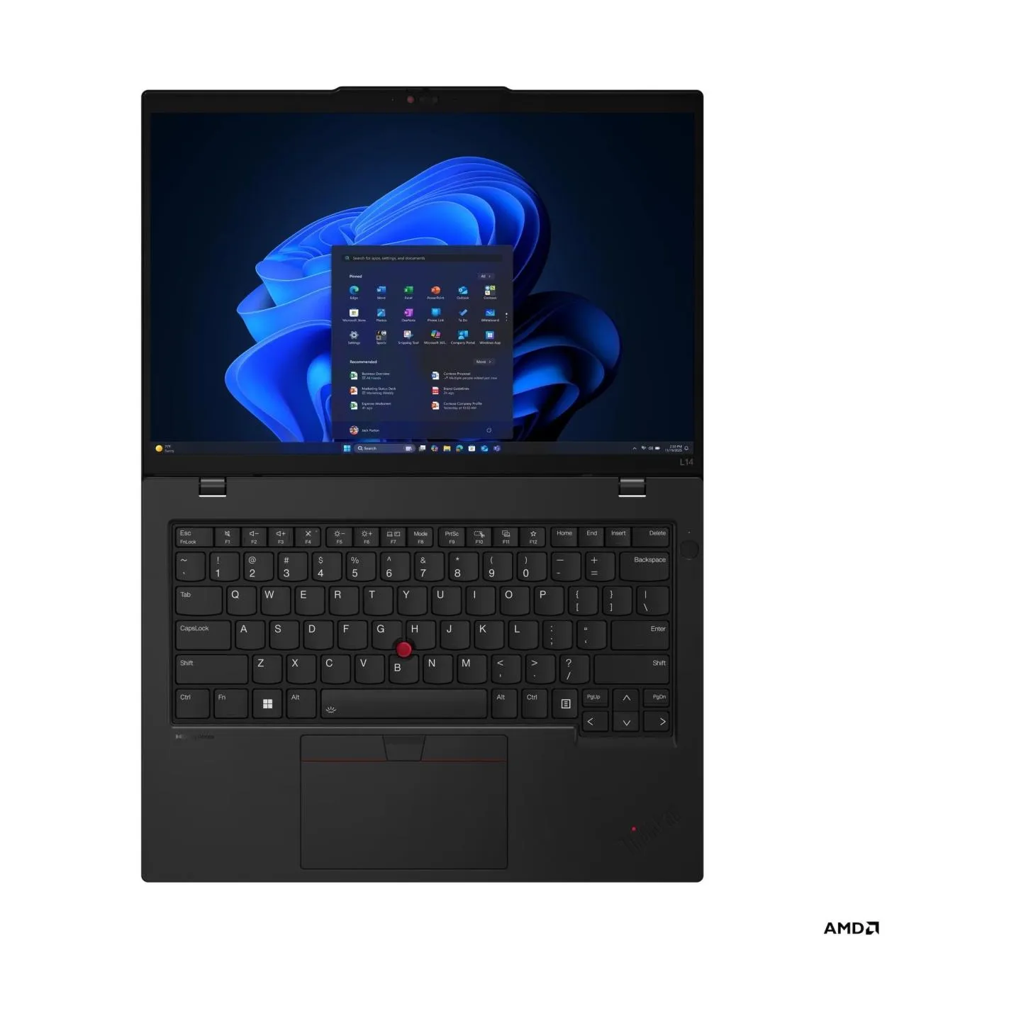 Lenovo ThinkPad L14 G6 AMD | Black | 14 " | IPS | WUXGA | 1920 x 1200 pixels | Anti-glare | AMD Ryzen 7 PRO | 250 | 16 GB | SODI