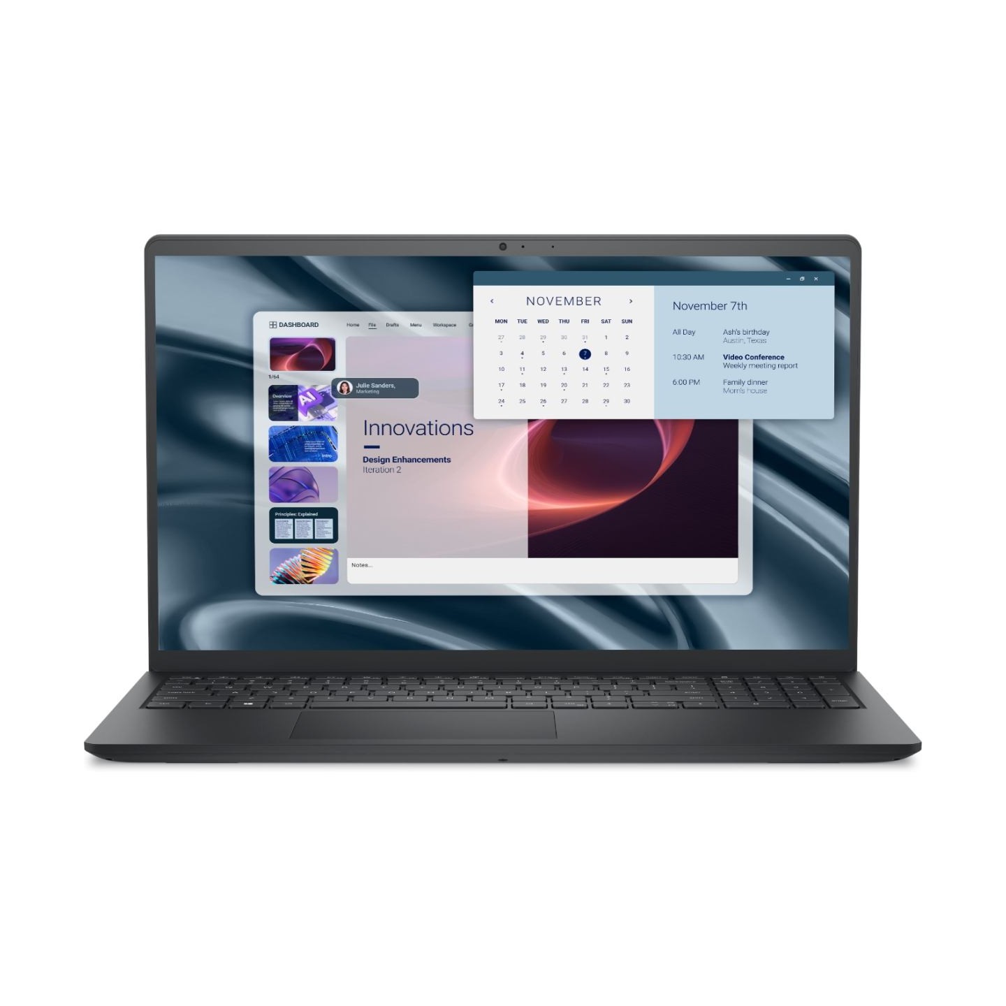 Dell Pro 15 Essential PV15255 | Carbon Black | 15.6 " | FHD | 1920 x 1080 pixels | AMD Ryzen 5 | 7520U | 8 GB | LPDDR5 | Solid-s