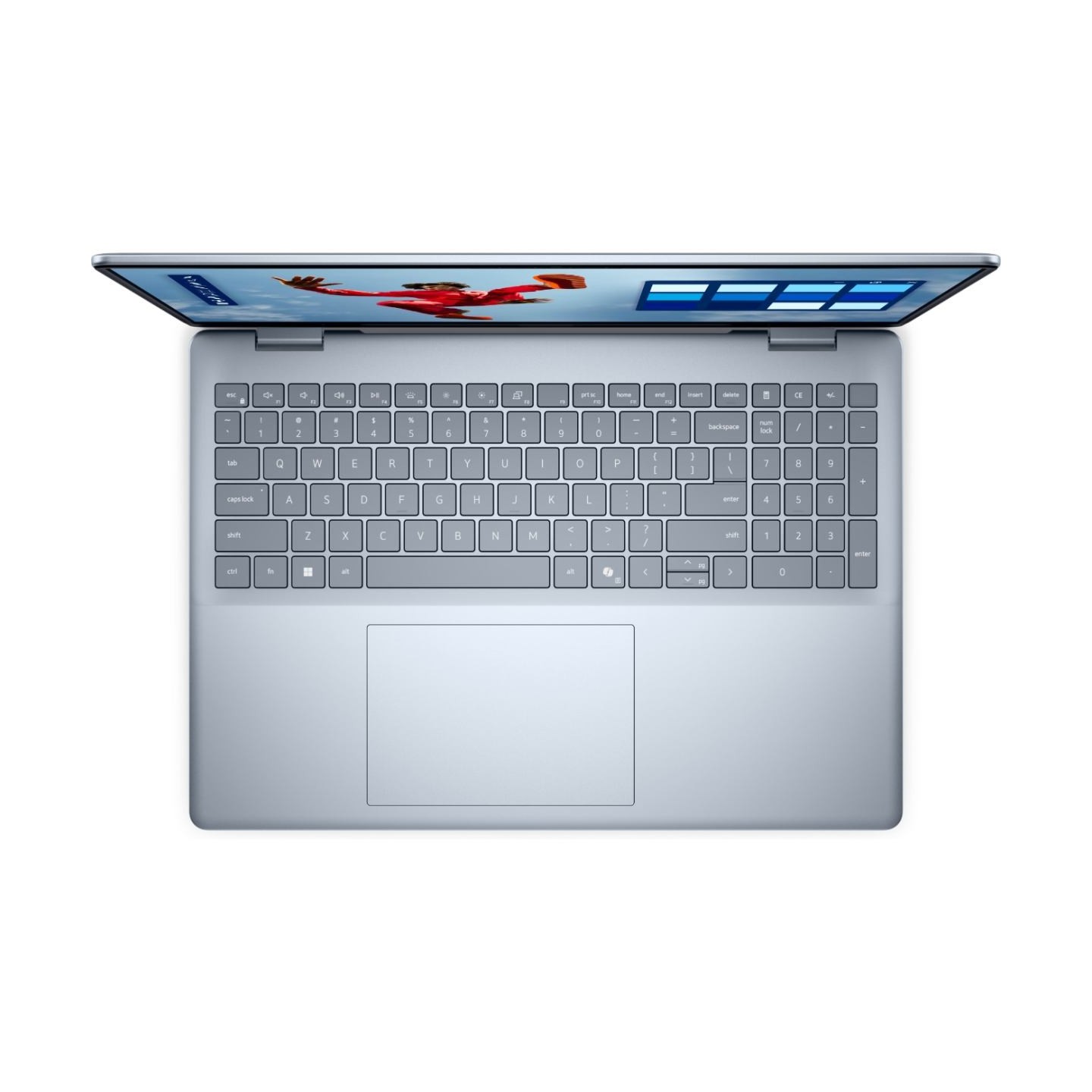 Dell Plus 16 DB16250 | Ice Blue | 16 " | Touchscreen | 2K | 2560 x 1600 pixels | Intel Core Ultra 9 | 288V | 32 GB | LPDDR5X | S