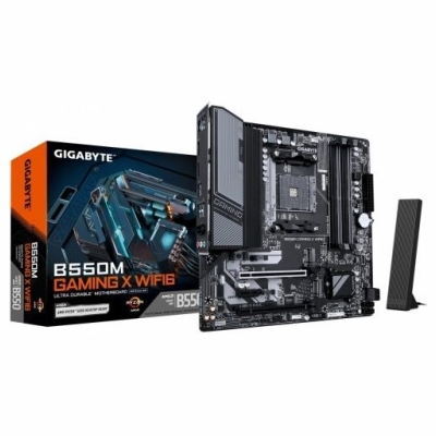 Gigabyte Motherboard B550M GAMING X WIFI6 4DDR4 HDMI/DP mATX