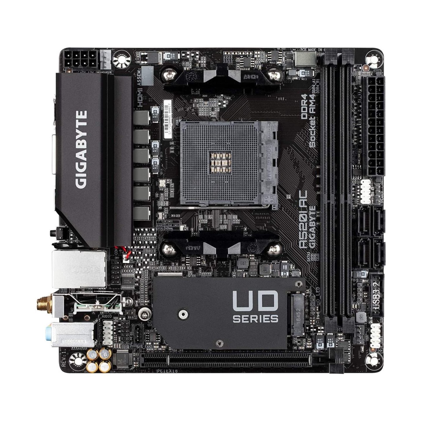 Gigabyte A520I AC Socket AM4 AMD A520