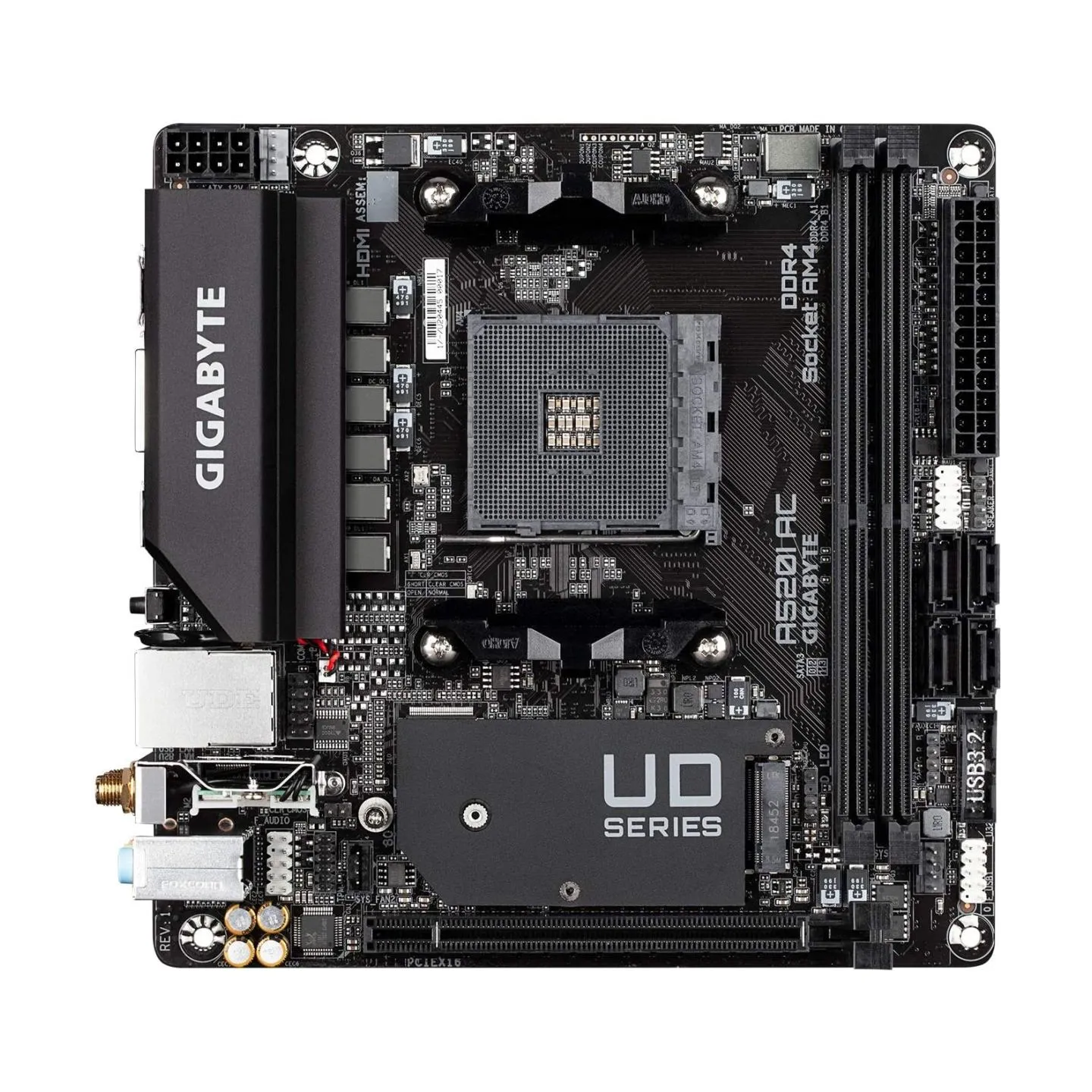 Gigabyte A520I AC Socket AM4 AMD A520