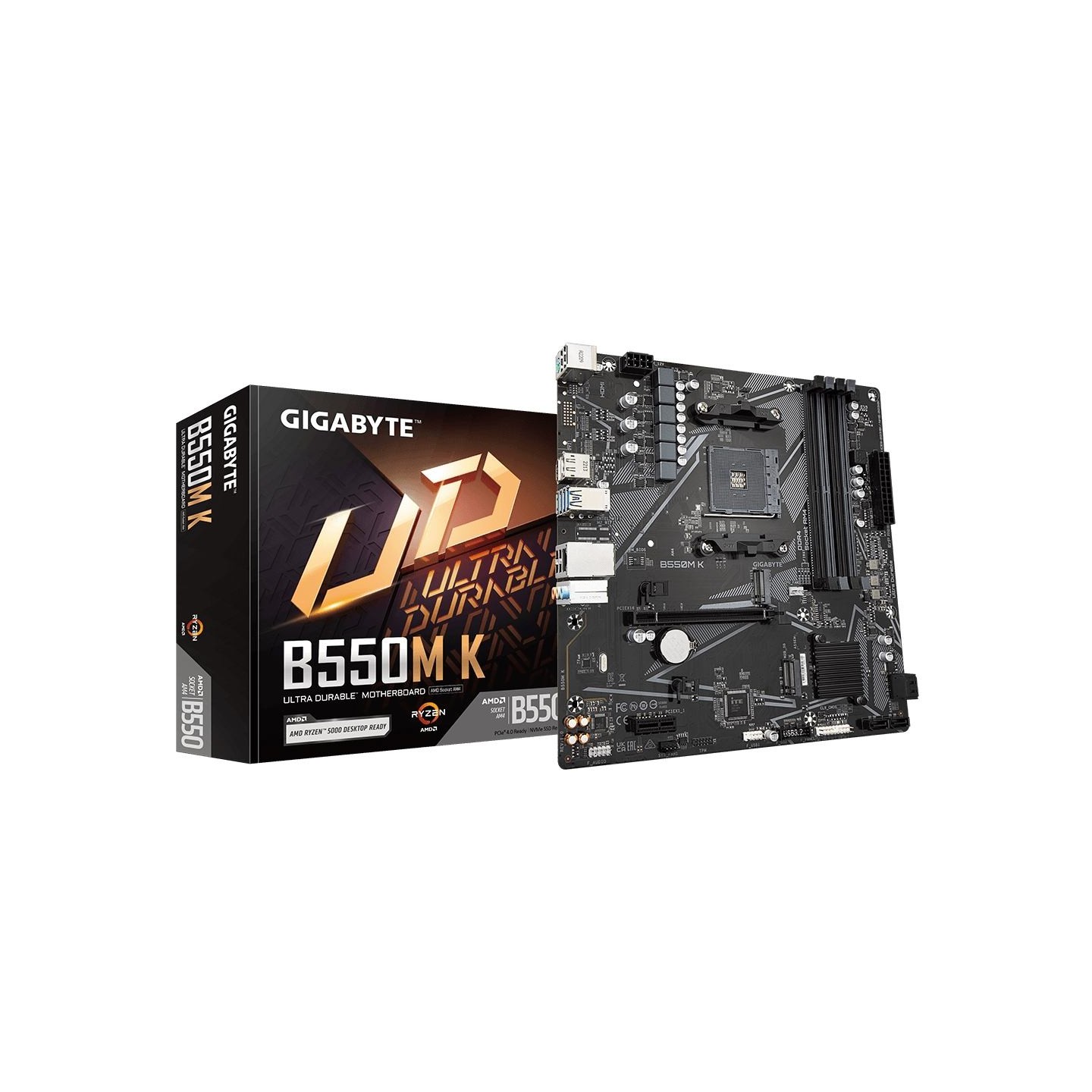 Gigabyte B550M K AM4 DDR4 mATX MB