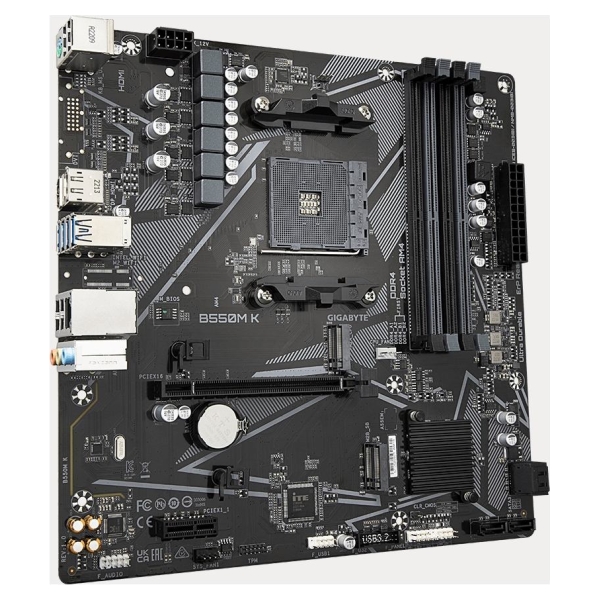 Gigabyte B550M K AM4 DDR4 mATX MB