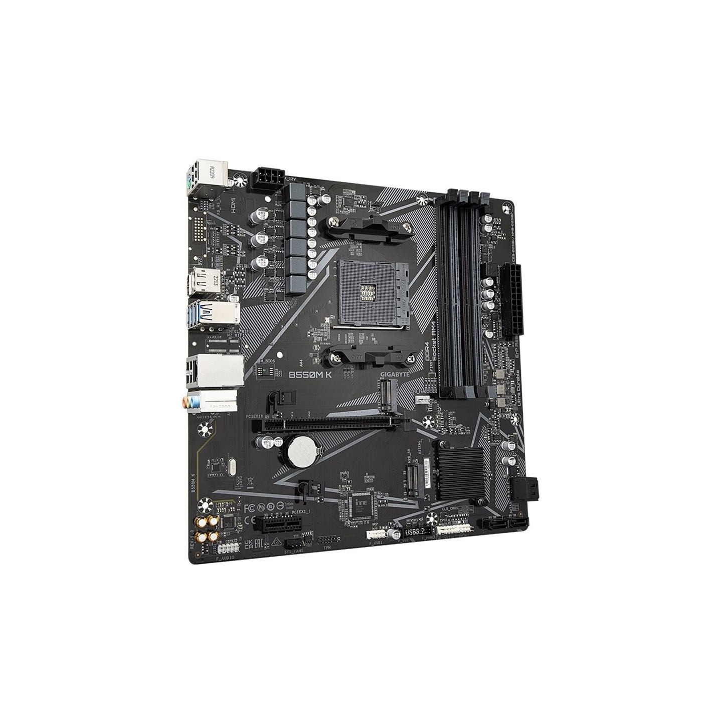 Gigabyte B550M K AM4 DDR4 mATX MB