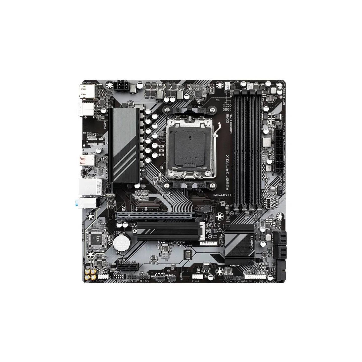 Gigabyte | A620M GAMING XG10 | Processor family AMD | Processor socket AM5 | DDR5 DIMM | Memory slots 4 | Supported hard disk dr