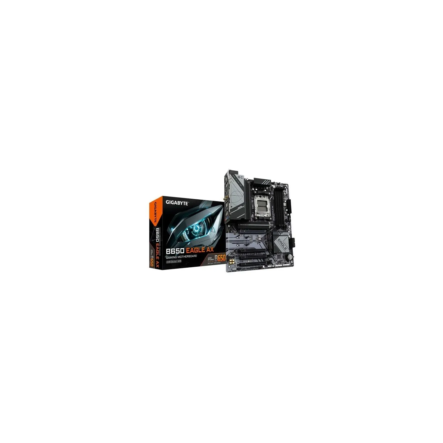 Gigabyte | B650 EAGLE AX | Processor family AMD | Processor socket AM5 | DDR5 | Supported hard disk drive interfaces M.2, SATA |