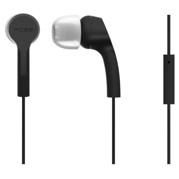 Koss | Headphones | KEB9iK | Wired | In-ear | Microphone | Black