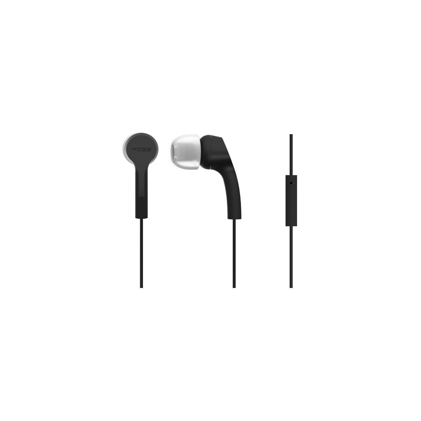 Koss | Headphones | KEB9iK | Wired | In-ear | Microphone | Black
