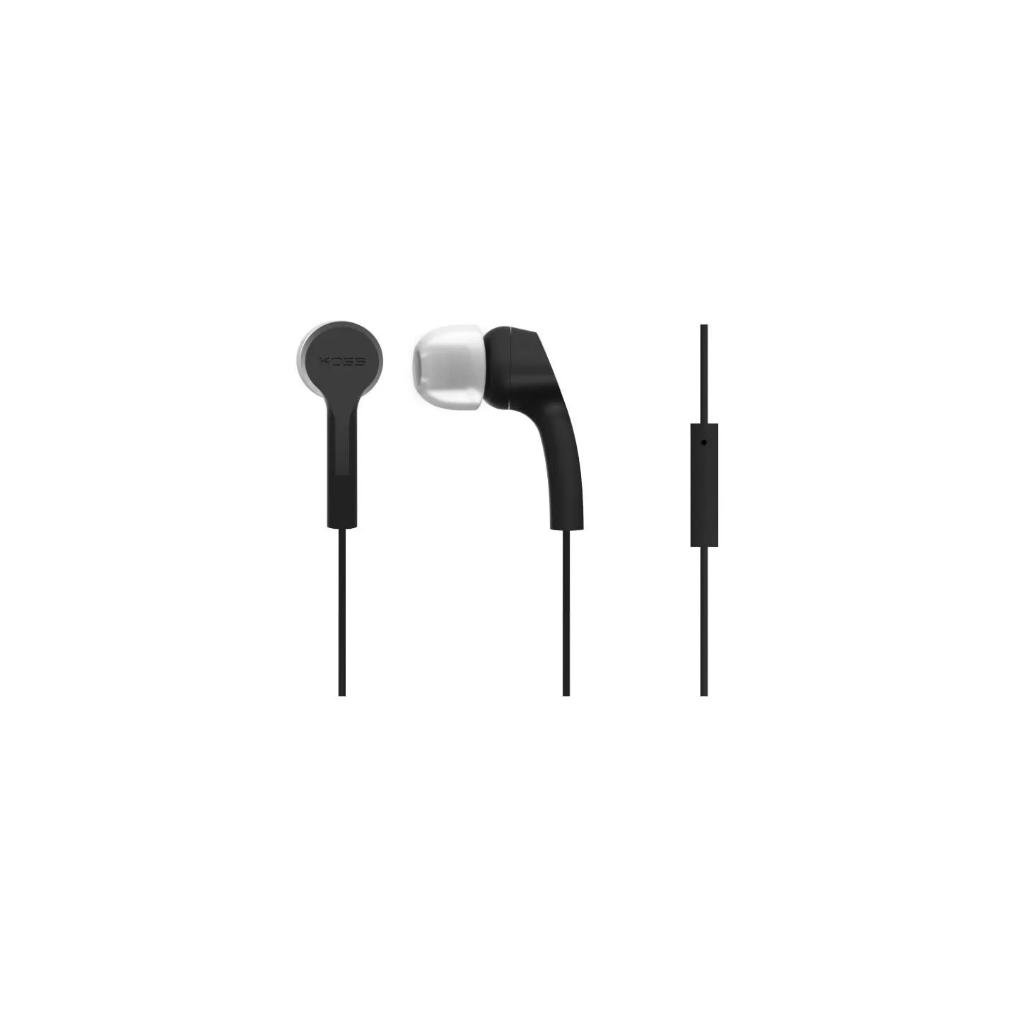 Koss | Headphones | KEB9iK | Wired | In-ear | Microphone | Black