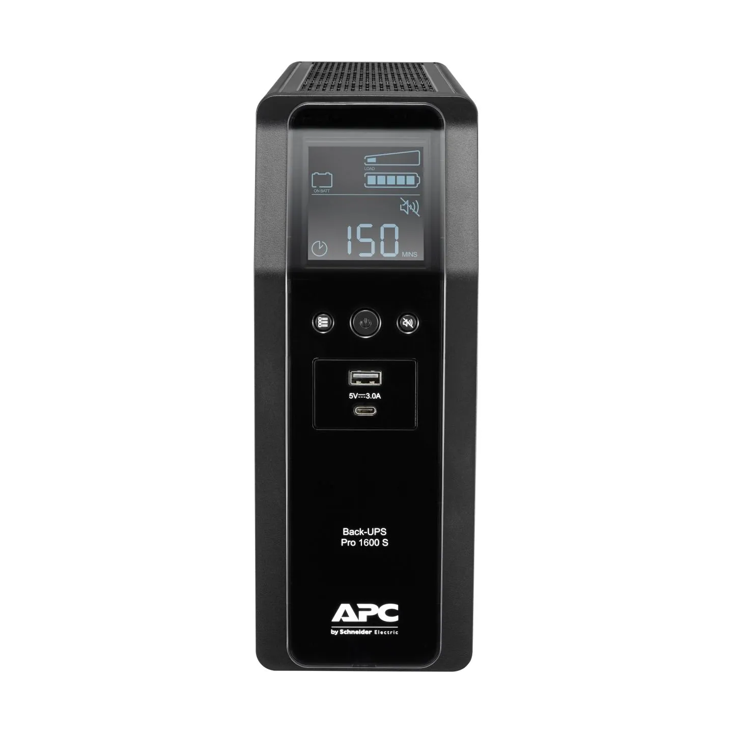 APC BACK UPS PRO BR 1600VA, SINEWAVE,8 OUTLETS, AVR, LCD INTERFACE