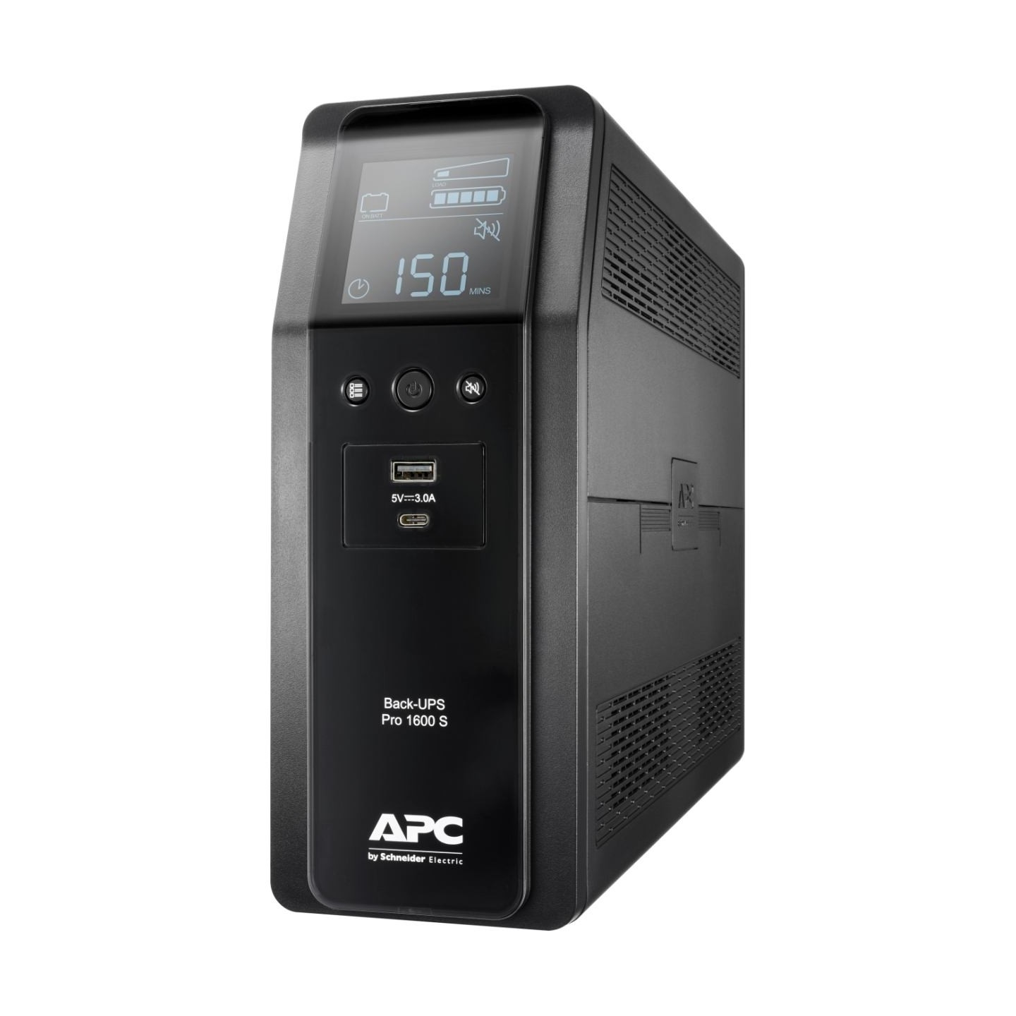 APC BACK UPS PRO BR 1600VA, SINEWAVE,8 OUTLETS, AVR, LCD INTERFACE
