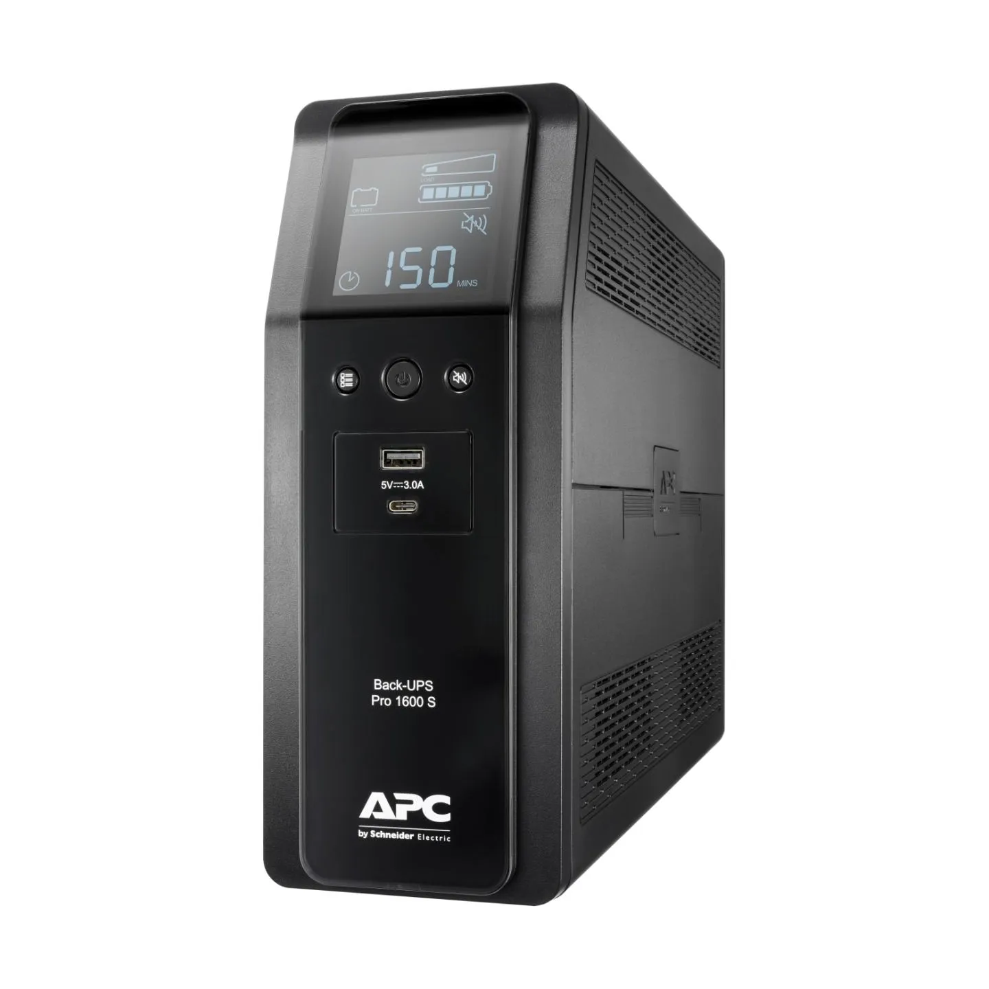 APC BACK UPS PRO BR 1600VA, SINEWAVE,8 OUTLETS, AVR, LCD INTERFACE