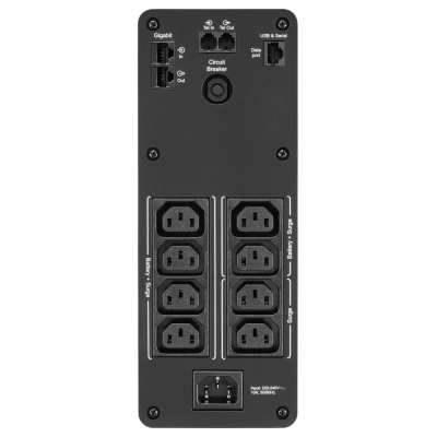 APC BR1600SI UPS Back ProBR 1600VA 6xC13, AVR,LCD