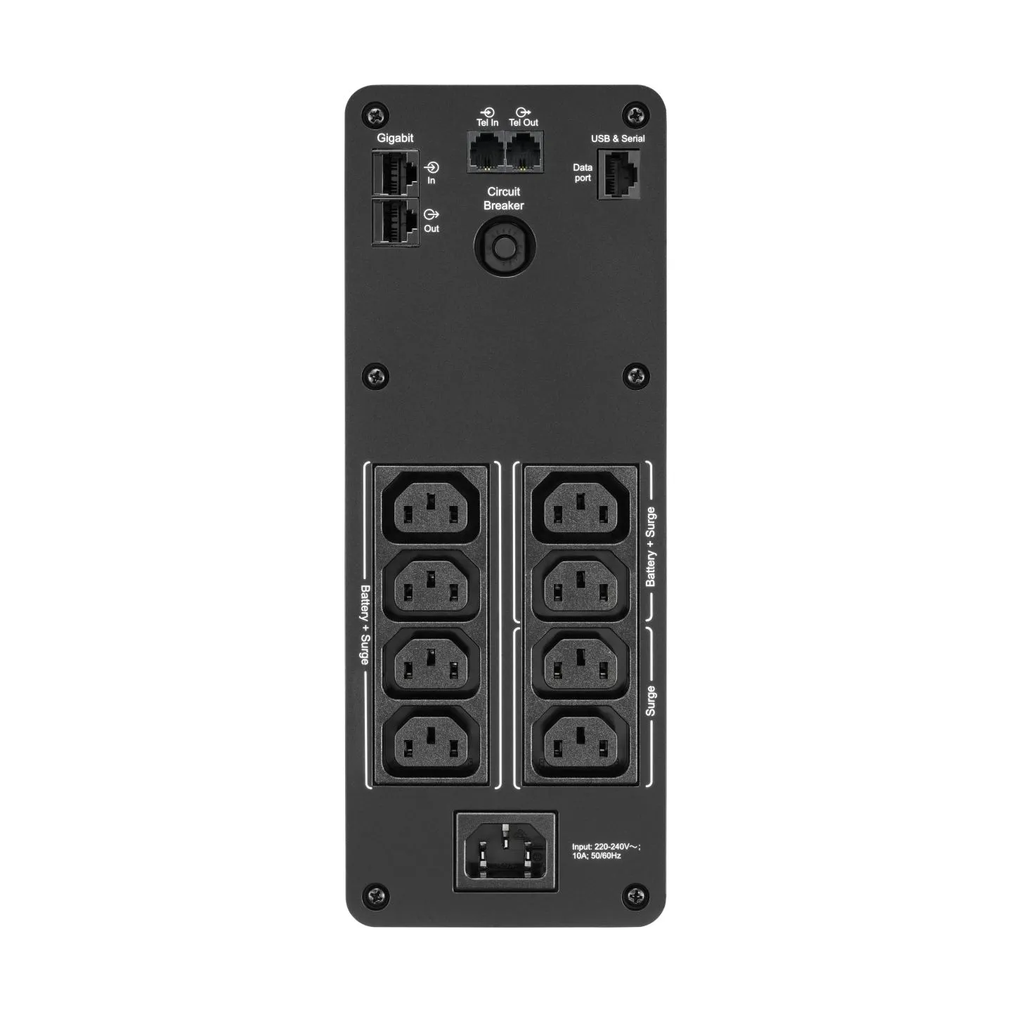APC BACK UPS PRO BR 1600VA, SINEWAVE,8 OUTLETS, AVR, LCD INTERFACE