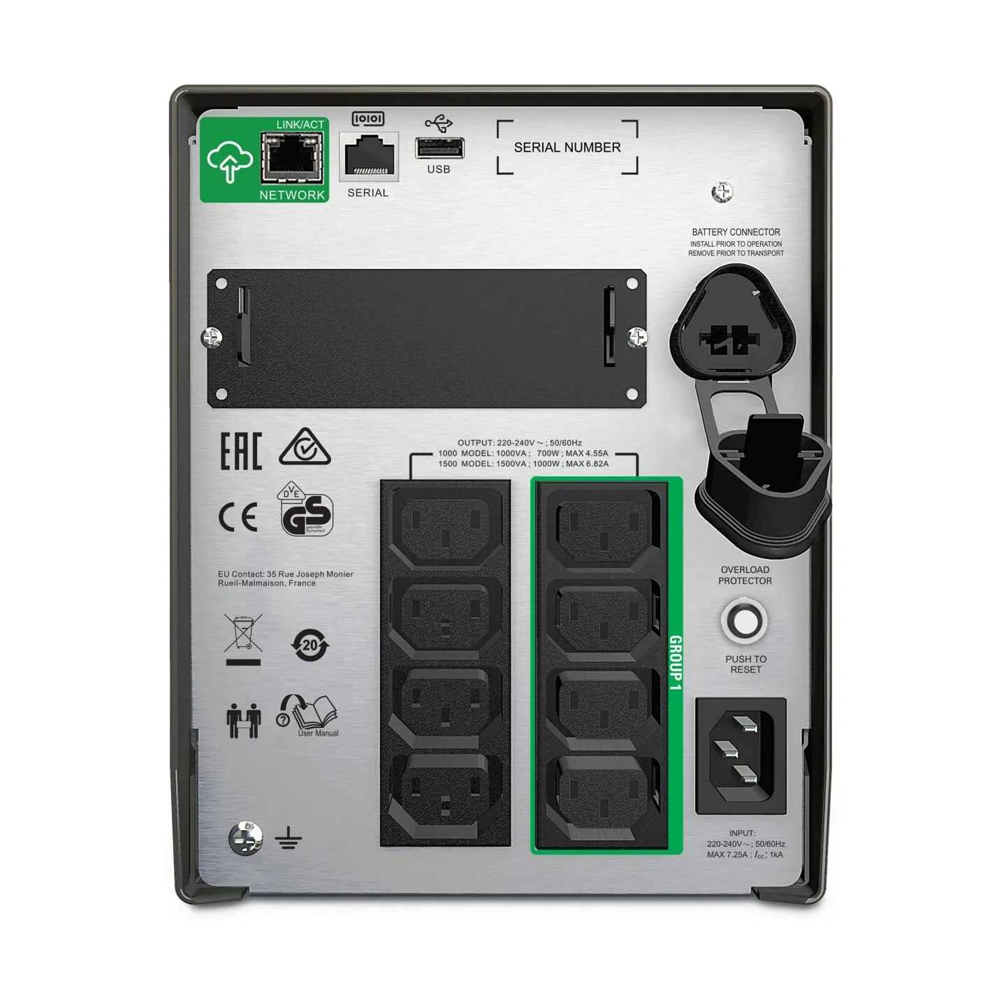 APC SmartConnect UPS SMT 1500 VA Tower