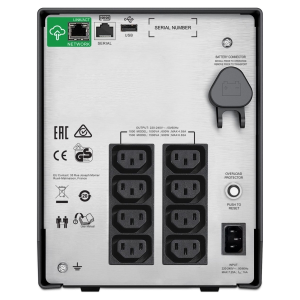 APC SMART-UPS C 1000VA LCD 230V WITH SMARTCONNECT