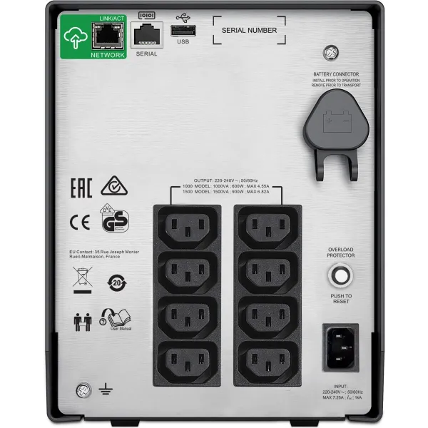APC SMART-UPS C 1000VA LCD 230V WITH SMARTCONNECT