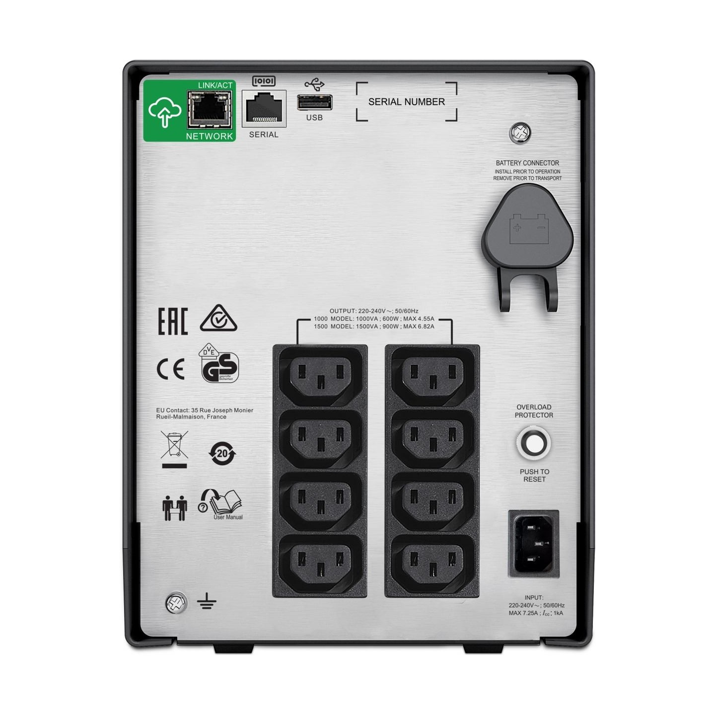 APC SMART-UPS C 1000VA LCD 230V WITH SMARTCONNECT