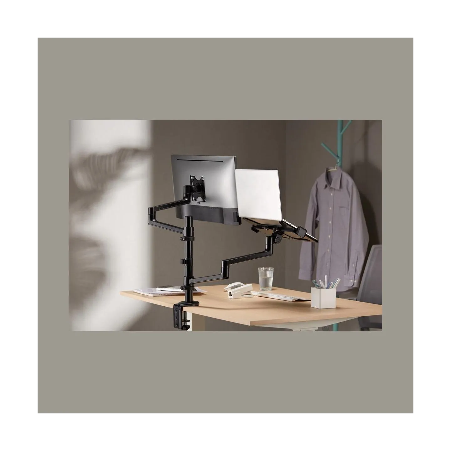 Gembird Desk mounted adjustable monitor