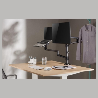 Gembird Desk mounted adjustable monitor