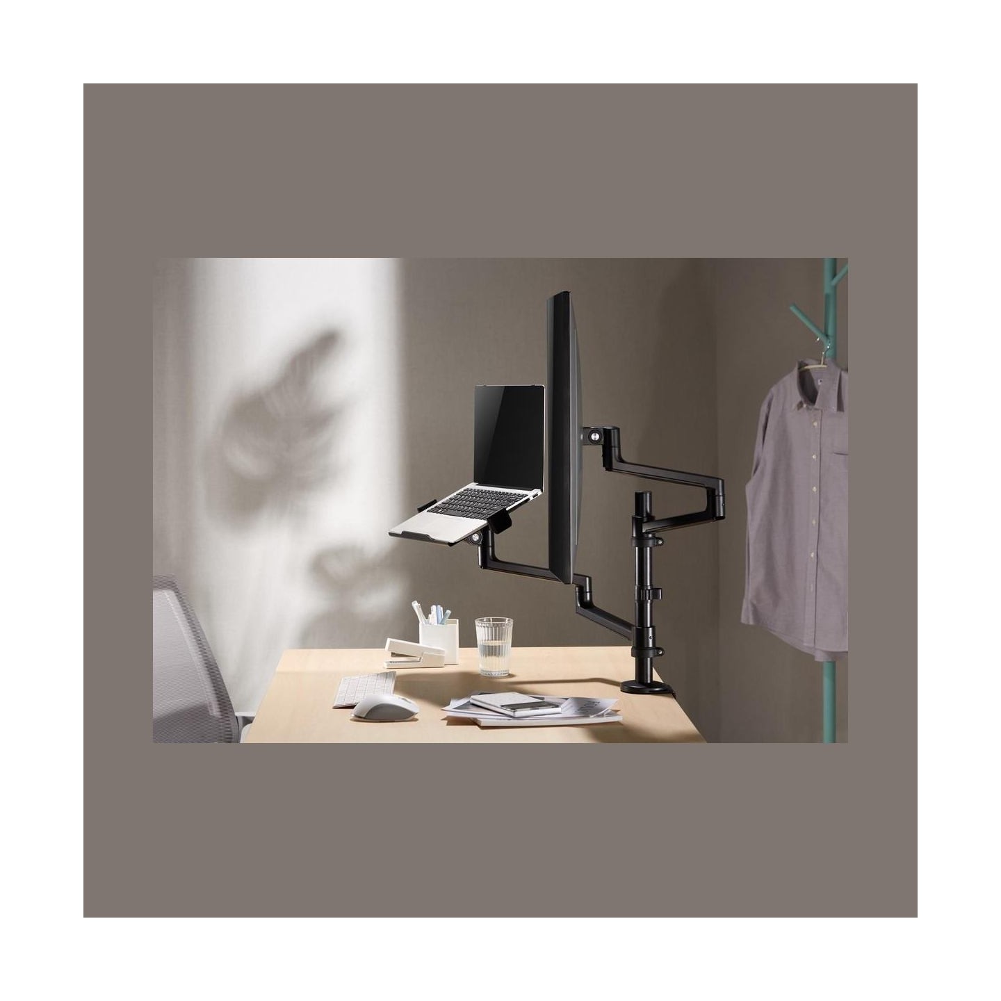 Gembird Desk mounted adjustable monitor