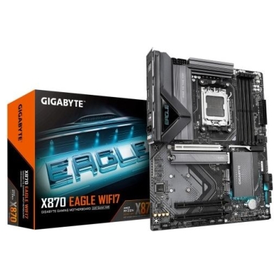 Gigabyte X870 EAGLE WIFI7 | Processor family AMD | Processor socket AM5 | DDR5 DIMM | Supported hard disk drive interfaces SATA,