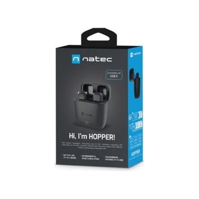 Natec Mobile microphone HOPPER lavalier wireless lightning
